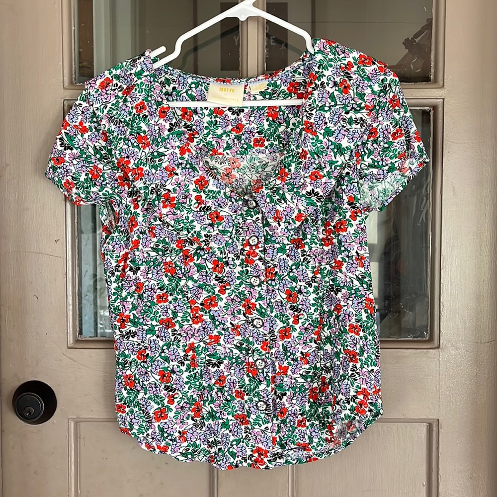 Maeve by Anthropologie collared blouse